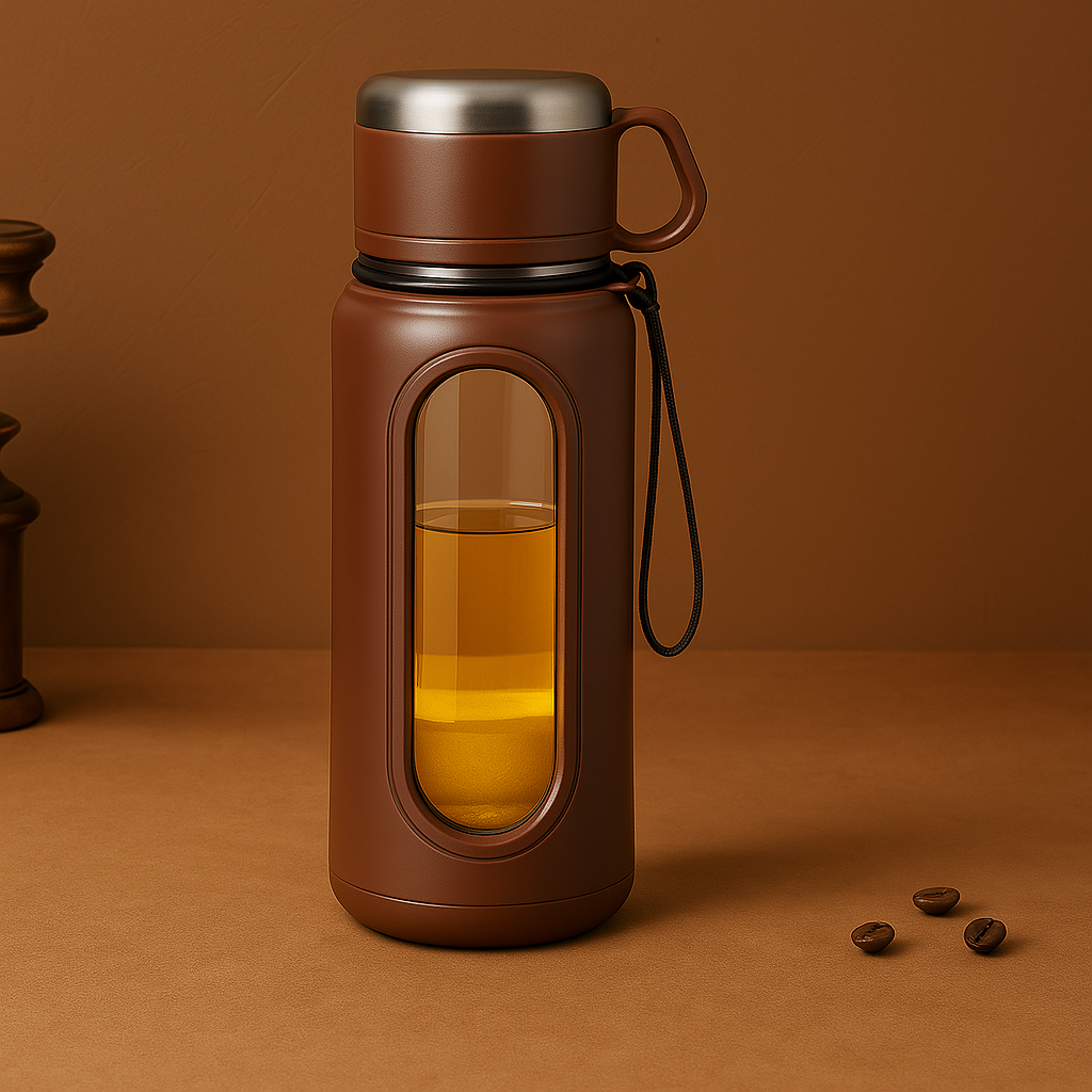Gourde à thé avec tasse